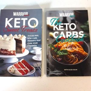 2 KETO Recipe Cookbooks, SWEET TREATS and KETO CARBS